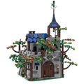 ZITIANYOUBUILD Modular Outpost Castle Forest Hinged Building 1190 PCS MOC-185913