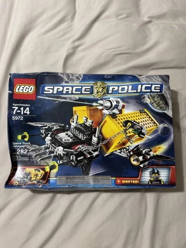 LEGO SPACE 5972, Space Police 3, Space Truck Getaway, New, Sealed With Damage