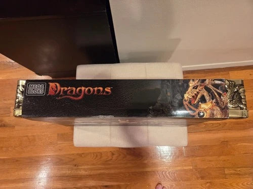 Mega Bloks 9896 Dragons Tower Draigar Tin Limited Edition Set 100% Complete 2002