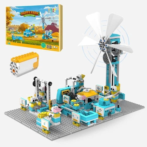 makerzoid STEM Robot Toys Building Kits, Happy Farm Building Toys with Motor ...