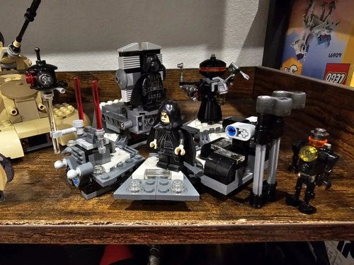 MEOW Star Wars Lot AAT Vader Boba 75137 75080 75183 Mostly Complete With Figs