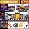 Five Nights Horror Stage Building Blocks Set - 1388PCS, Collectible Toy for Teen