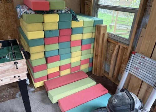 riwi Foam Stacking Building Blocks Set, Assorted Multicolor Complete Set