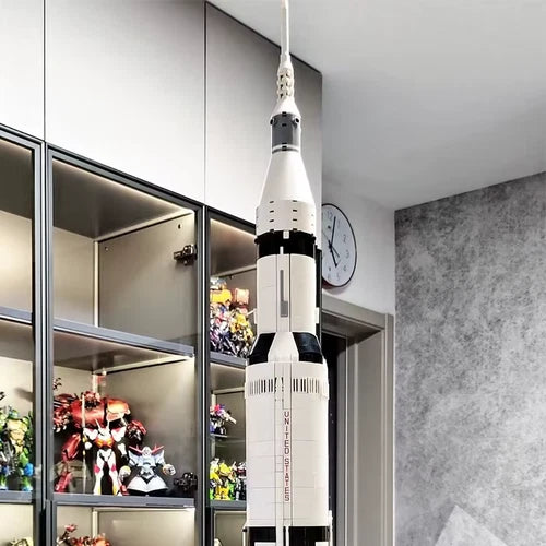 New Apollo Saturn V Space Rocket Building Blocks NASA Model Set Toy Display Gift