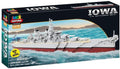 IMEX Oxford Iowa BB-61 U.S. Battleship Brick Building Set (1,058pc)