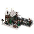 Winter Village Church Modular Building Blocks - DIY MOC Bricks Toys Gift Set