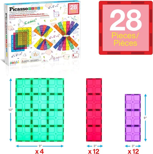 Large Stabilizer Building Block Base Magnetic Building Block Tiles Jumbo XL Plat