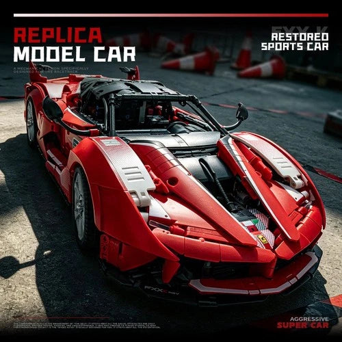 Technic 1:10 FXX K EVO Supercars Building Blocks MOC 1889 Pieces