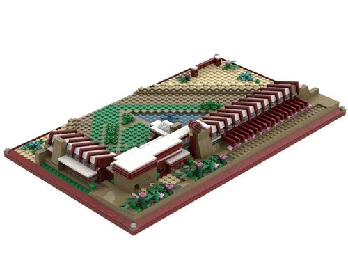 Taliesin West Atom Brick Premium Building Model Kit Block Frank Lloyd Wright