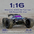 1:16 All Terrain RC Car for Adults 4WD High Speed 38KPH Off-Road Fast Truck