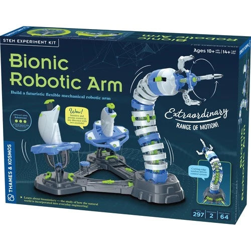 Thames & Kosmos Bionic Robotic Arm STEM Experiment Kit Build a Mechanical Arm, N
