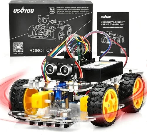 IoT Smart Robot Car Kit for Arduino – Classroom STEM Robotics Kit with WiFi &...