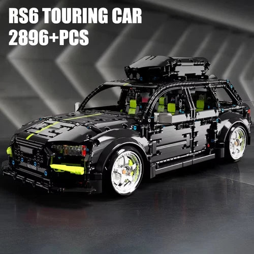 2896 pcs Audi RS6 Touring Car Building Blocks Set New