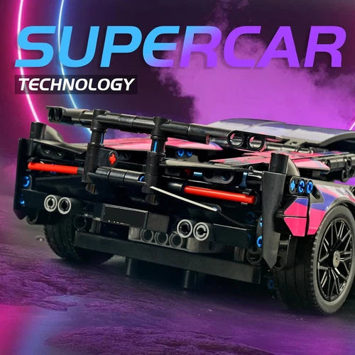 Remote Control Car Building Set, 1:14 Technical Sports Racing Building Kit