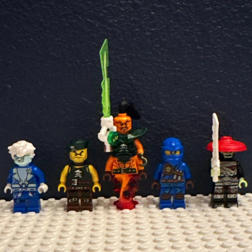 LEGO NINJAGO Rare Minifigures Lot of 5 Avatar Jay, Nadakhan, Jungle Jay, Villian