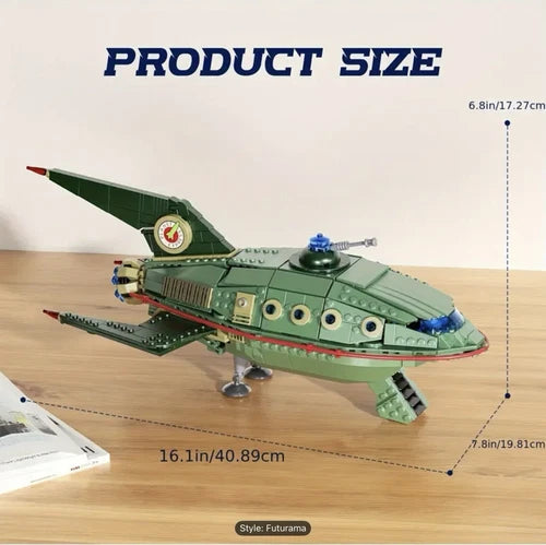 Futurama Planet Express Ship Building Block Set – 928 pcs