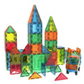 Kids Magnetic Building Tiles Blocks 2 Magnetic Cars Set 108 Children Gift NEW