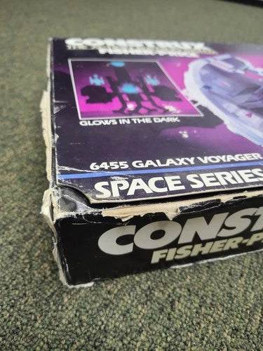 Vtg 1987 Fisher-Price Construx #6455 Space Series Galaxy Voyager