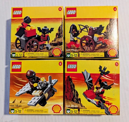 LEGO Castle Fright Promo Sets Lot of (4) 2538 2539 2540 2542 Box. Amazing!!