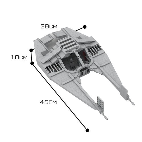 MOC: Imperial Submarine with Large Detailed Controls for Pilots 800 Pieces