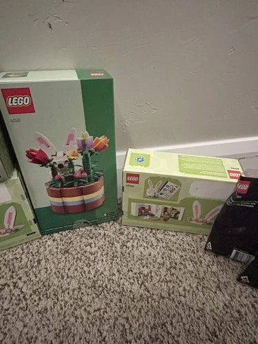 Lego Easter Sets Lot: (2x)40764,40587, 40449, (2x) 40606 Spring Poly, 30690, +
