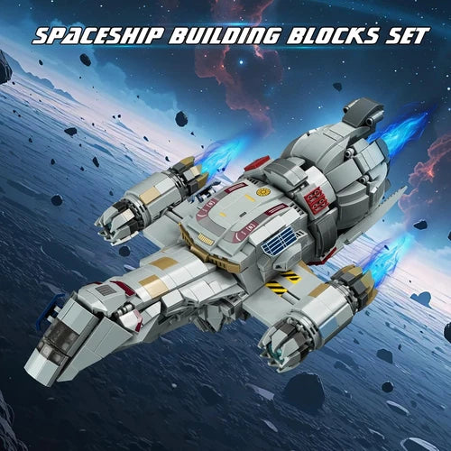 Firefly-Class Spaceship Building Set, Sci-Fi Space Wars Ship Model Toys, Compati