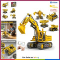 STEM Robot Building Kit 555 Pieces Remote Control Excavator Coding Set for Kids