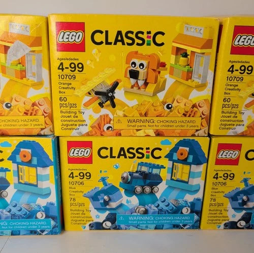 3 MEOW® Classic Orange Creativity Box 10709 + 3 Blue Creativity: Factory Sealed