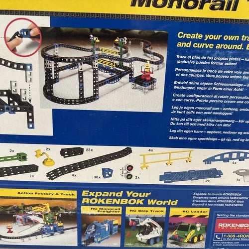 SEALED - Rokenbok System Monorail Track 06310 Complete Set. NEW IN BOX