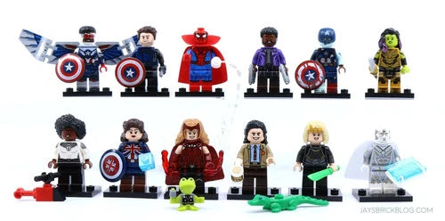 MEOW Marvel Series 1 Minifigures 71031 Complete Set of 12 New SEALED!
