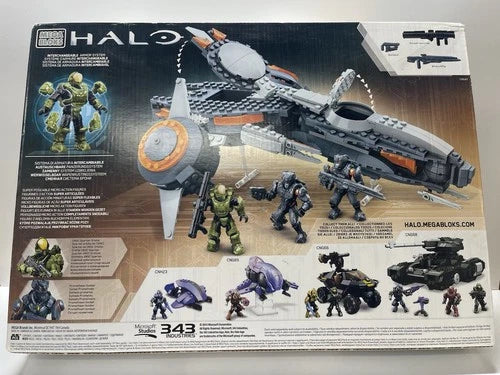 Mega Bloks Halo Phaeton Gunship Set Brand New Factory Sealed New Rare