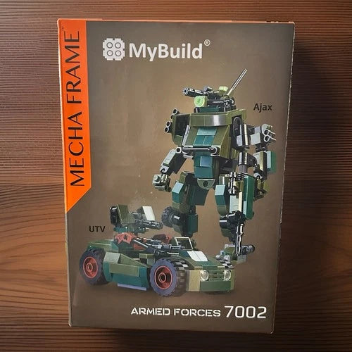 MyBuild Mecha Frame Armed Forces 7002 Ajax And Utility Vehicle Set 14+ Sealed