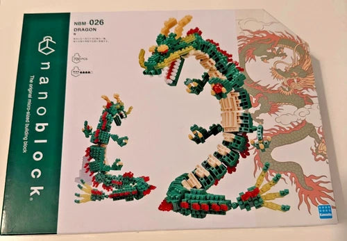 Nanoblock Dragon Building Set (NBM-026) 700pc New