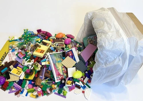 MEOW Bulk 8 LB Curated 16+ Minifigures Animals 5 Mystery Eggs + Sealed Items!