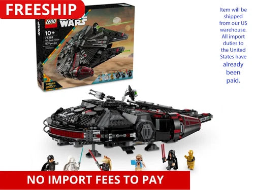 Star Wars The Dark Falcon Building Set, Star Wars Toy with 8 Minifigures, 75389