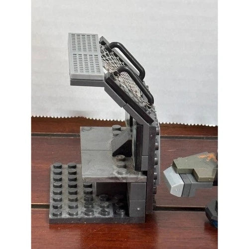 Mega Bloks Halo UNSC Command Center Terminal Hover Bike Vehicle Set Dark Grey