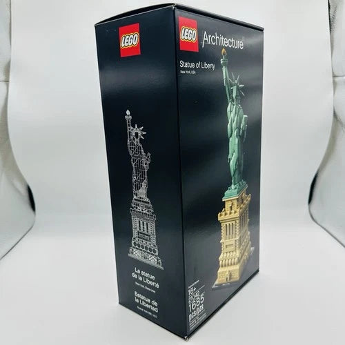 MEOW Architecture Statue Of Liberty 21042 New Factory Sealed 1685pc *Retired*