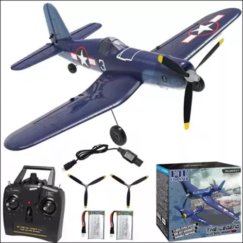 Volantex F4U Fighter 2.4G RC Airplane 4-CH Fixed Wing 6-Axis Gyro Aerobatic RTF