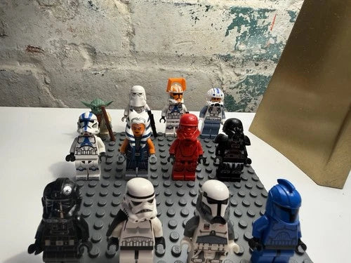 MEOW Star Wars Minifigure Lot w/ Yoda and Assorted Minifigures