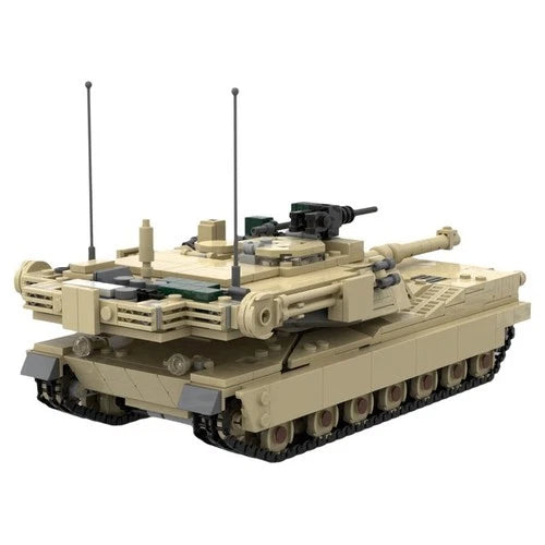 MOC-84123 M1 Abrams main battle tank building blocks Birthday Christmas gift
