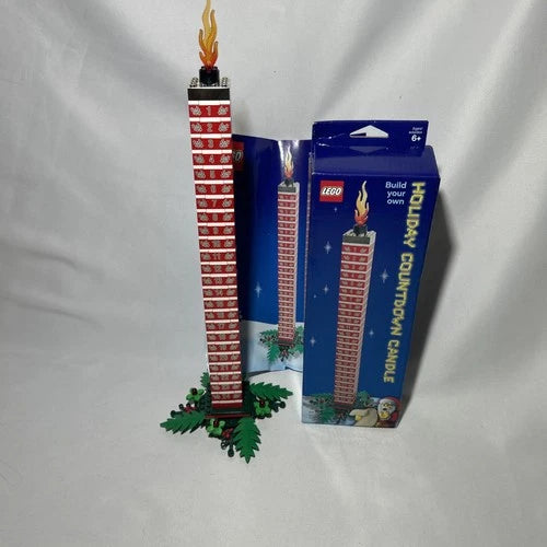 Rare Retired Lego Set 852741 Chrismtas Countdown Candle Complete