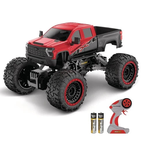 Motor Dayz RC 4WD Heavy Metal Chevrolet Silverado Truck – 1:14 Scale Remote Cont