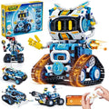 5 in 1 STEM Robotics Kit for Kids 8-12, APP & Remote Control Robot Building K...