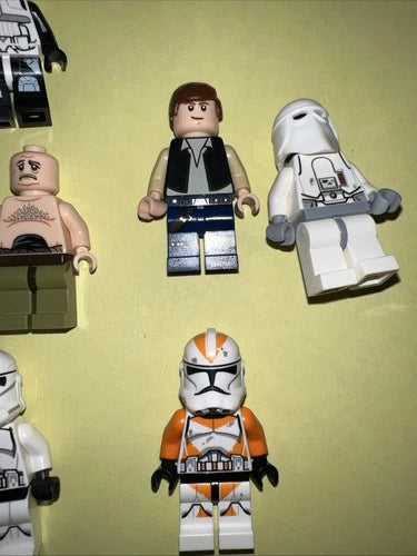 Authentic LEGO Minifigure Star Wars Figures Lot Clone Trooper And More