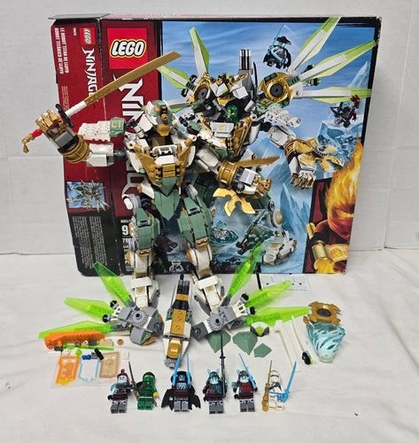 MEOW NINJAGO 70676 Lloyd's Titan Mech 99% COMPLETE All Builds & Minifigures