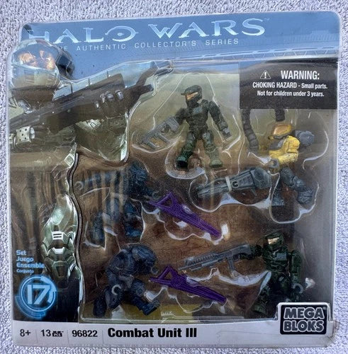 Mega Bloks #96815 Halo Wars Combat Unit Set, 2009 Incl. Covenant Elite NIB