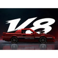Mould King V8 Street Racing Car Building Blocks Set,1588 PCS