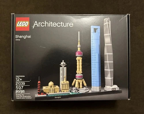 DAMAGED BOX LEGO Architecture Shanghai 21039 Shanghai China Landmark Retired