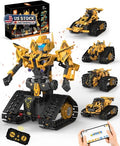5 in 1 STEM Robot Building Kit, RC Robot Toys for Boys Ages 6+
