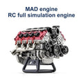 For Adults V8 Combustion Engine Model Building Kits Internal DIY Hobby